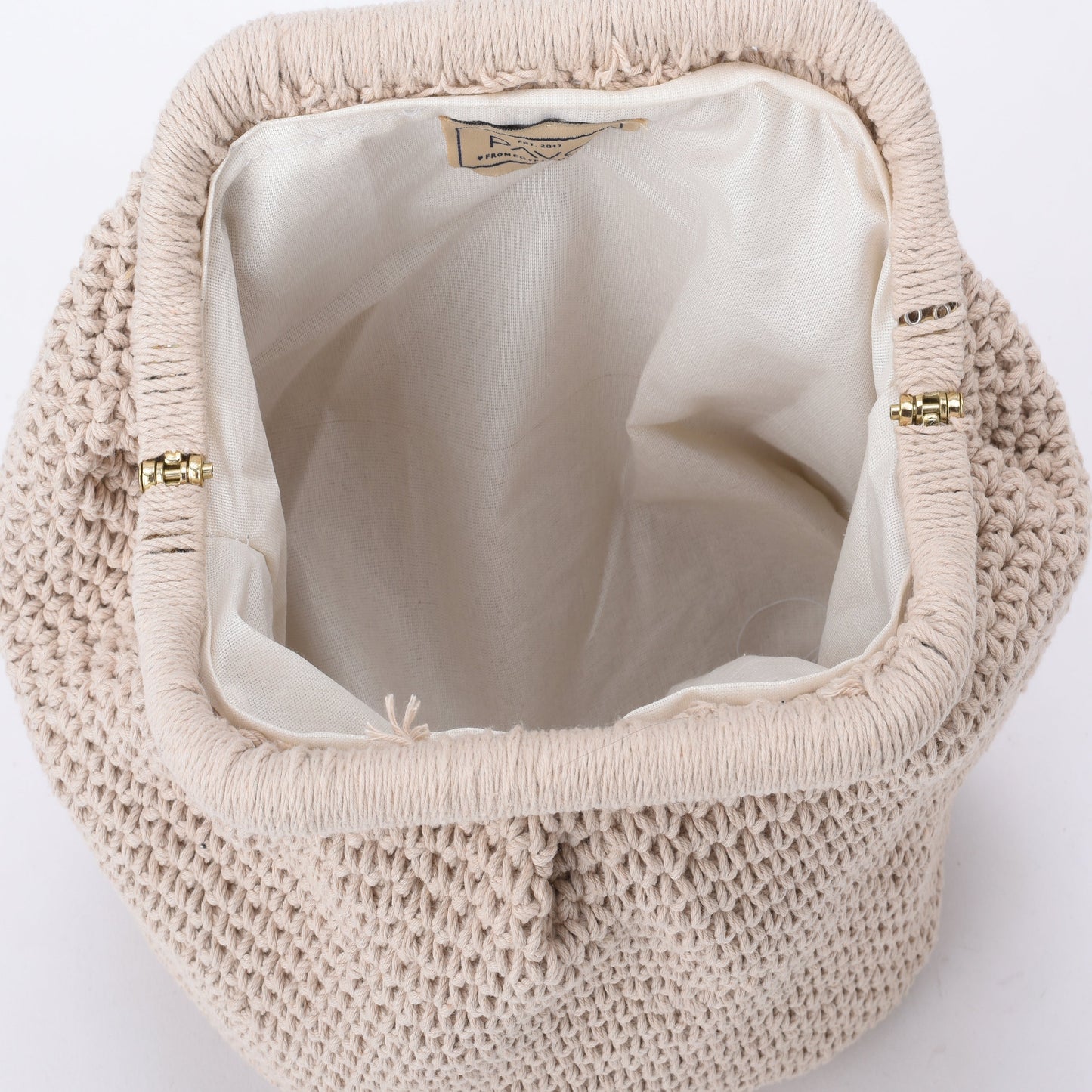 Beige pouch Bag