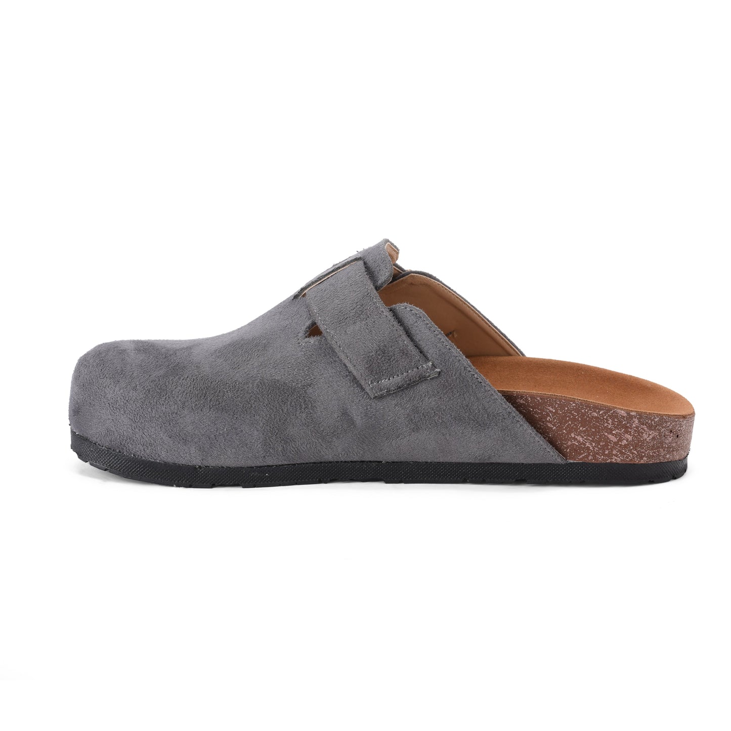 Grey suede Mule