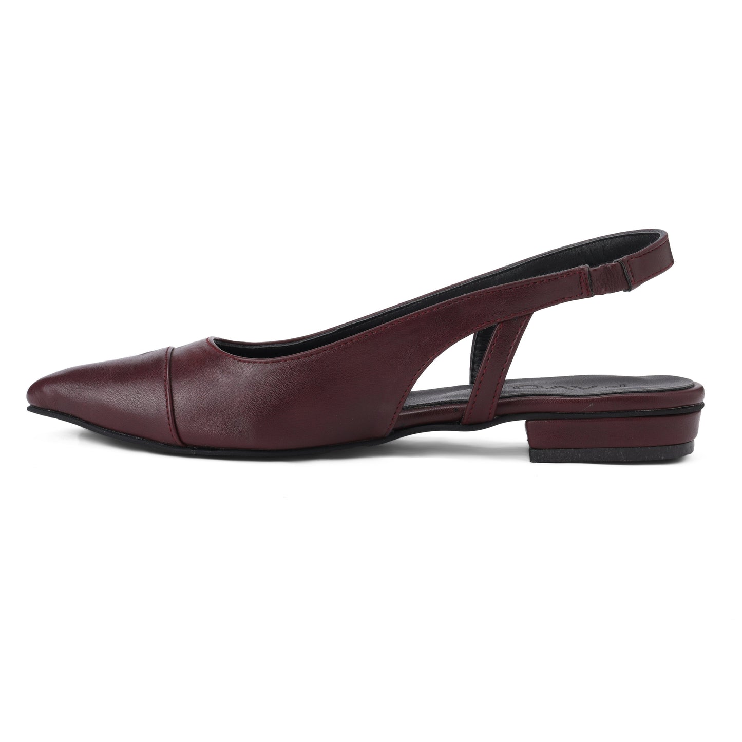 Pointy Burgundy Mules