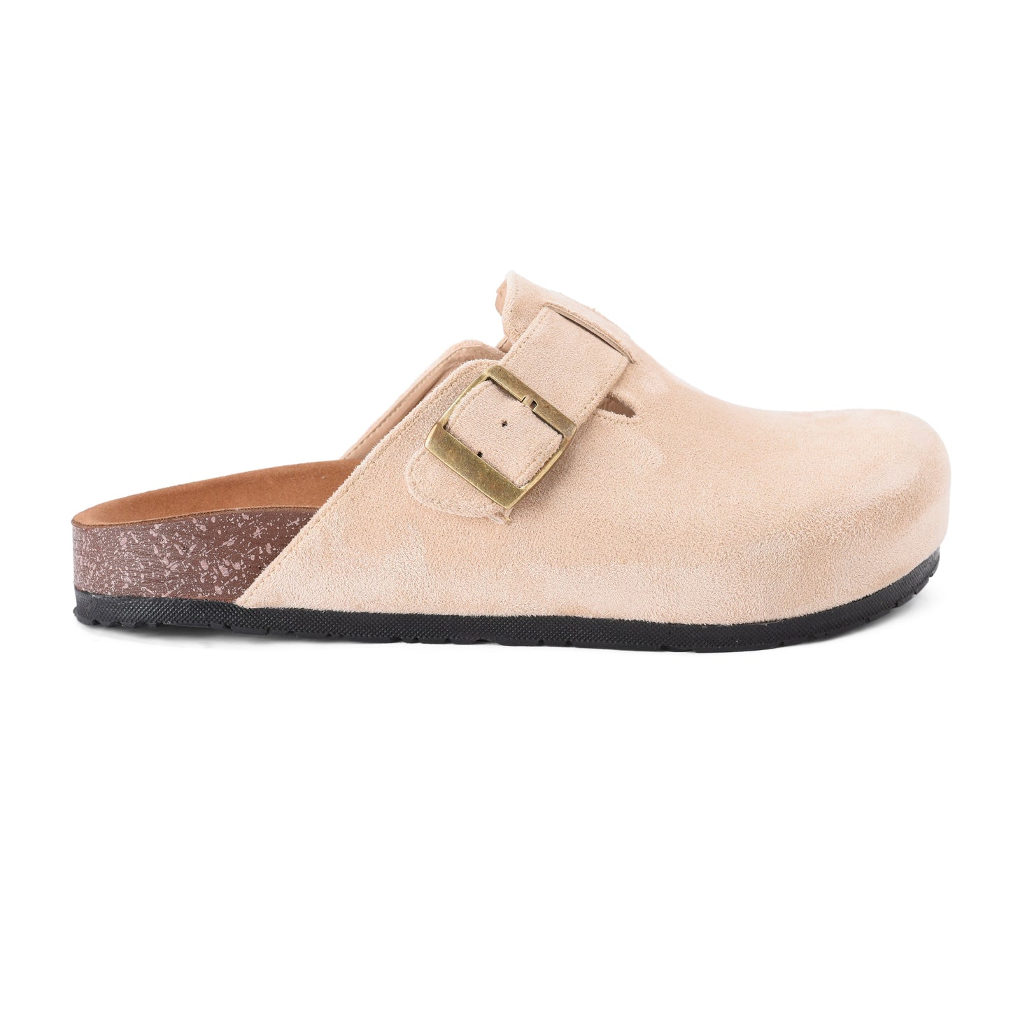 Beige suede Mule