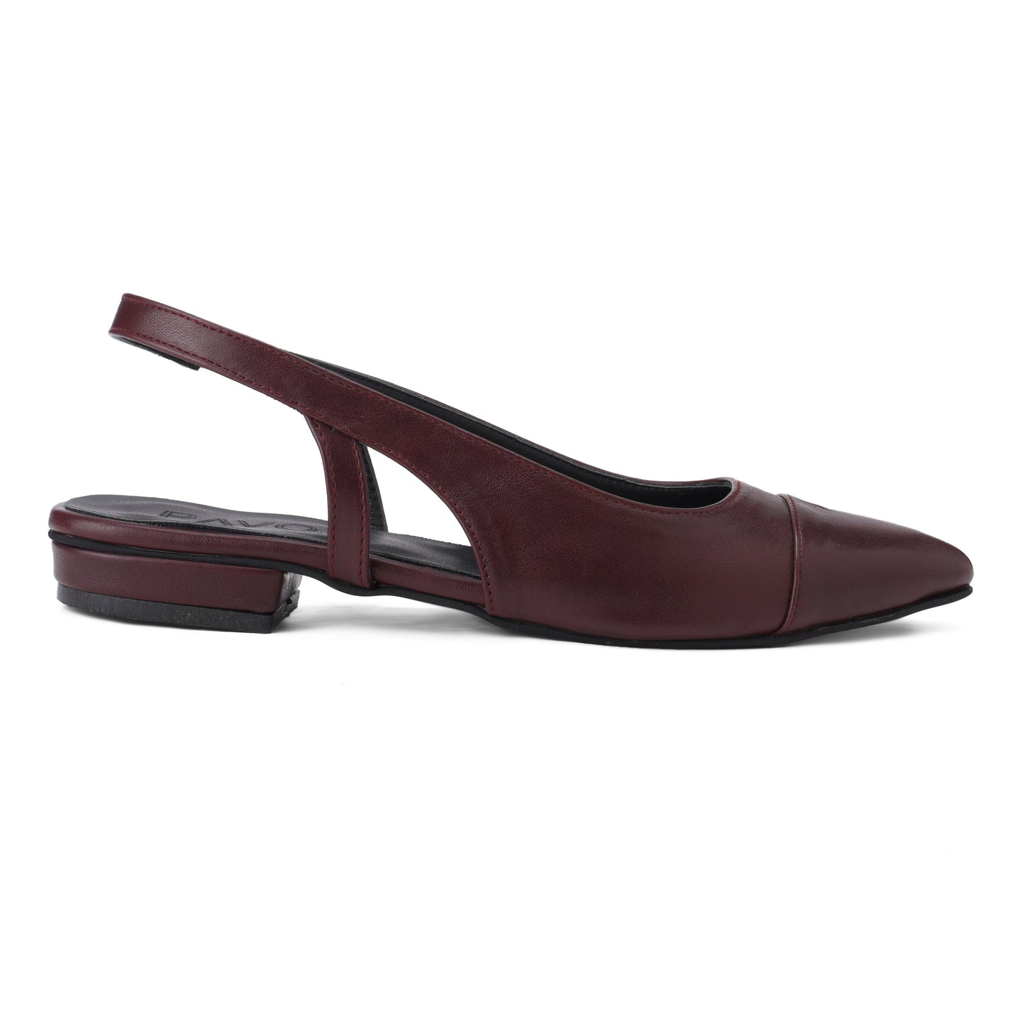 Pointy Burgundy Mules