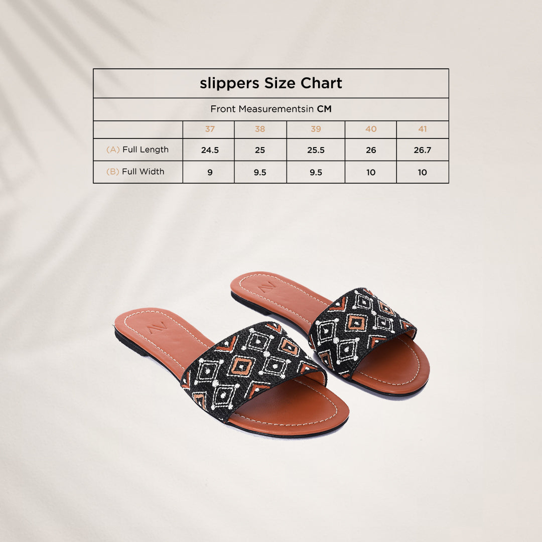 Slippers Black Knot