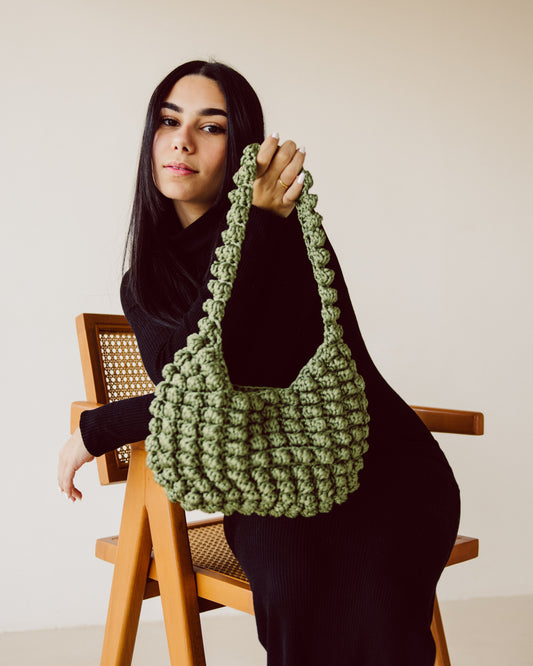 Olive Bubble Bag