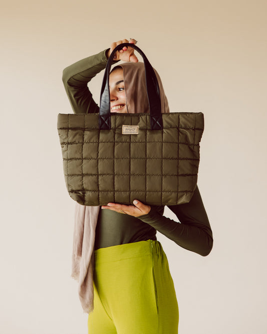 Olive Tote Bag Handbag