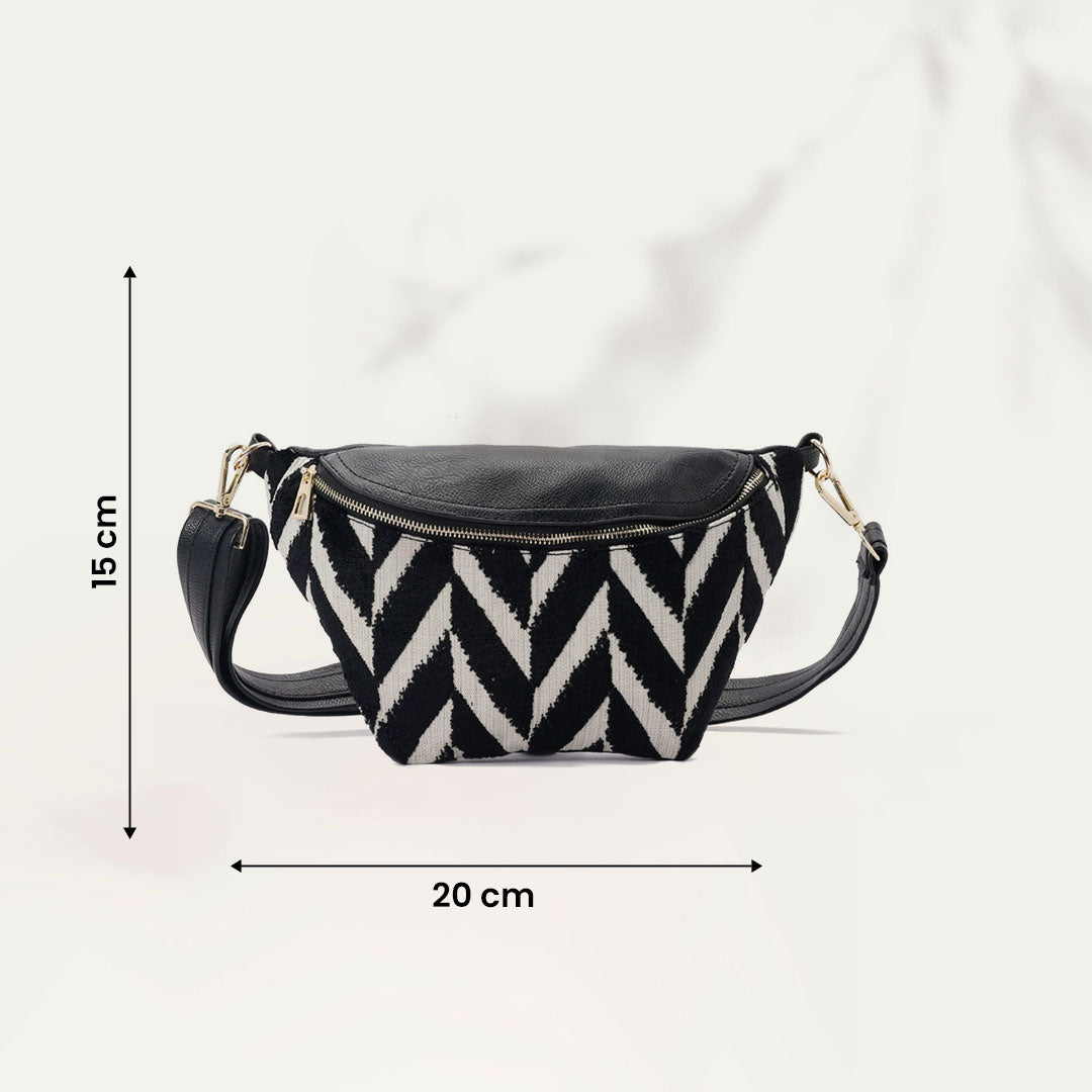 Fanny pack Black and White Color