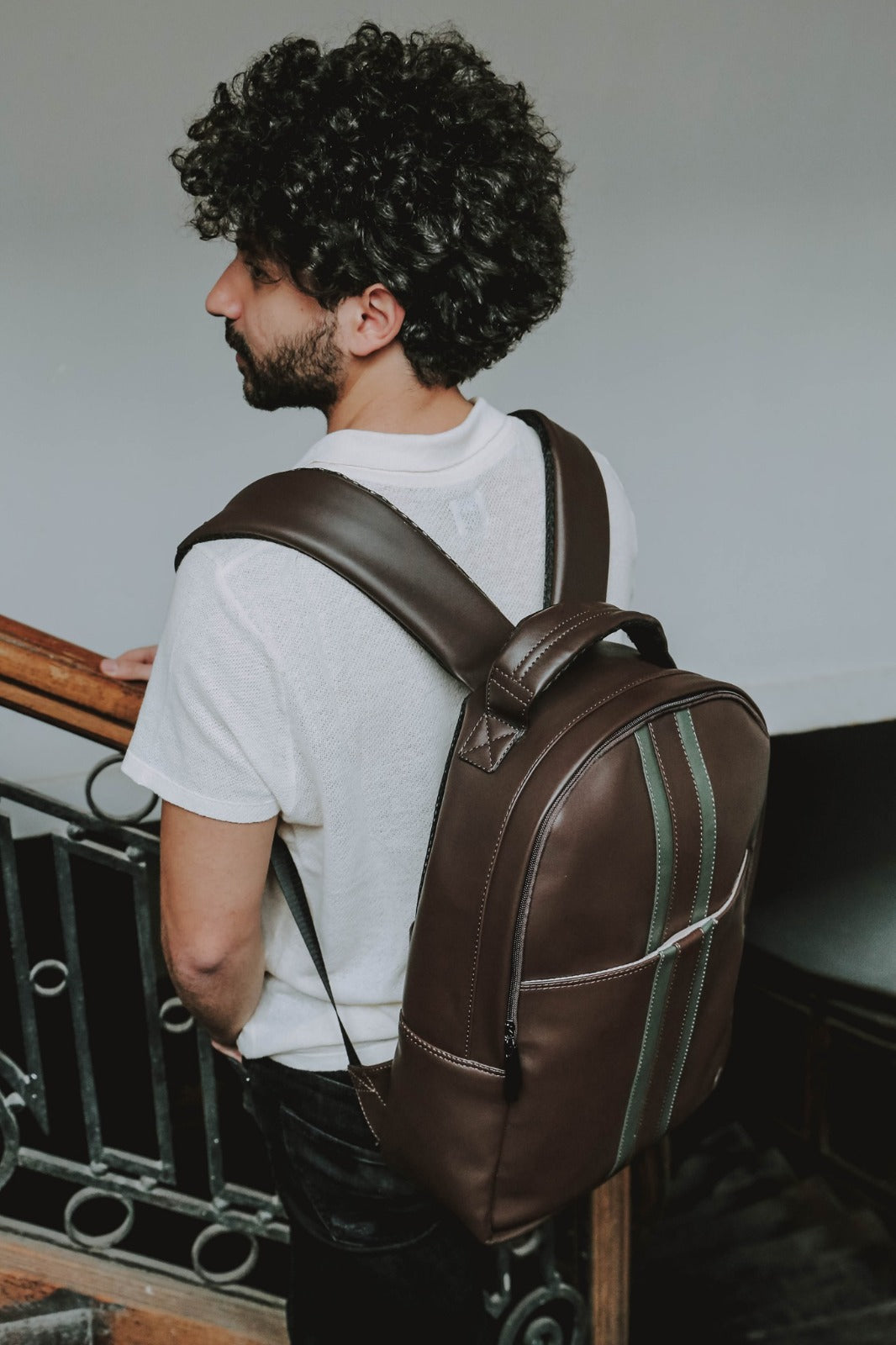 Laptop  Backpack Classic Brown