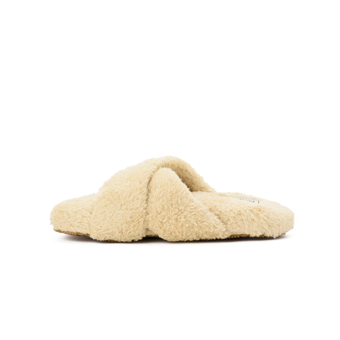 Slipper Fur Cross Beige