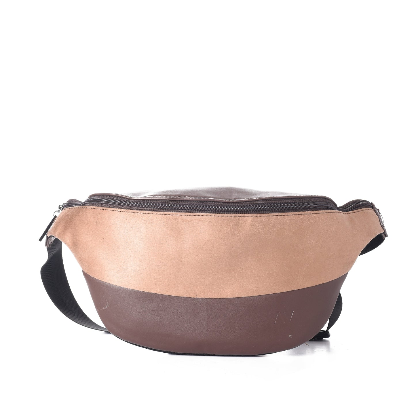 Fanny pack - Brown with cafe suede