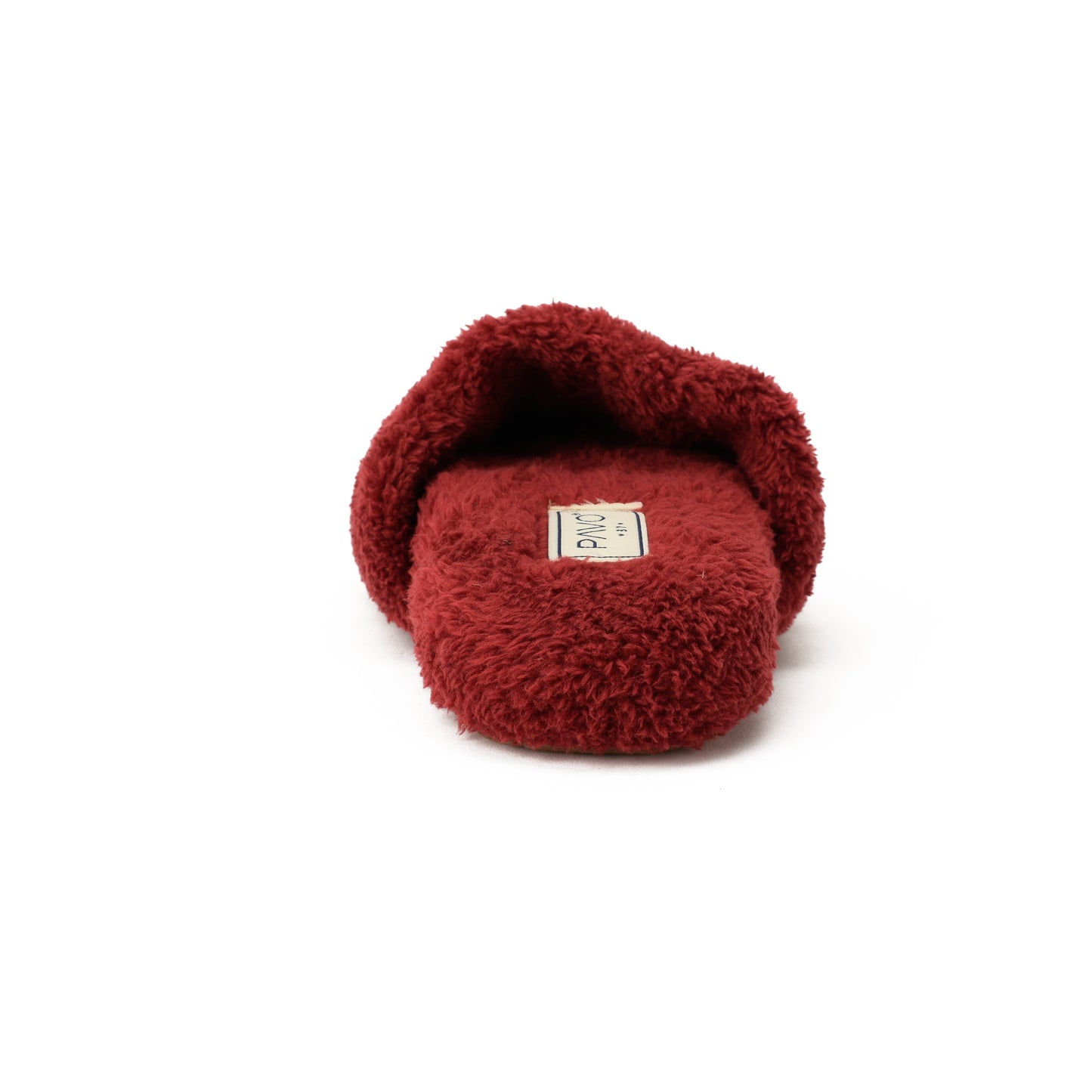 Slipper Fur Burgundy