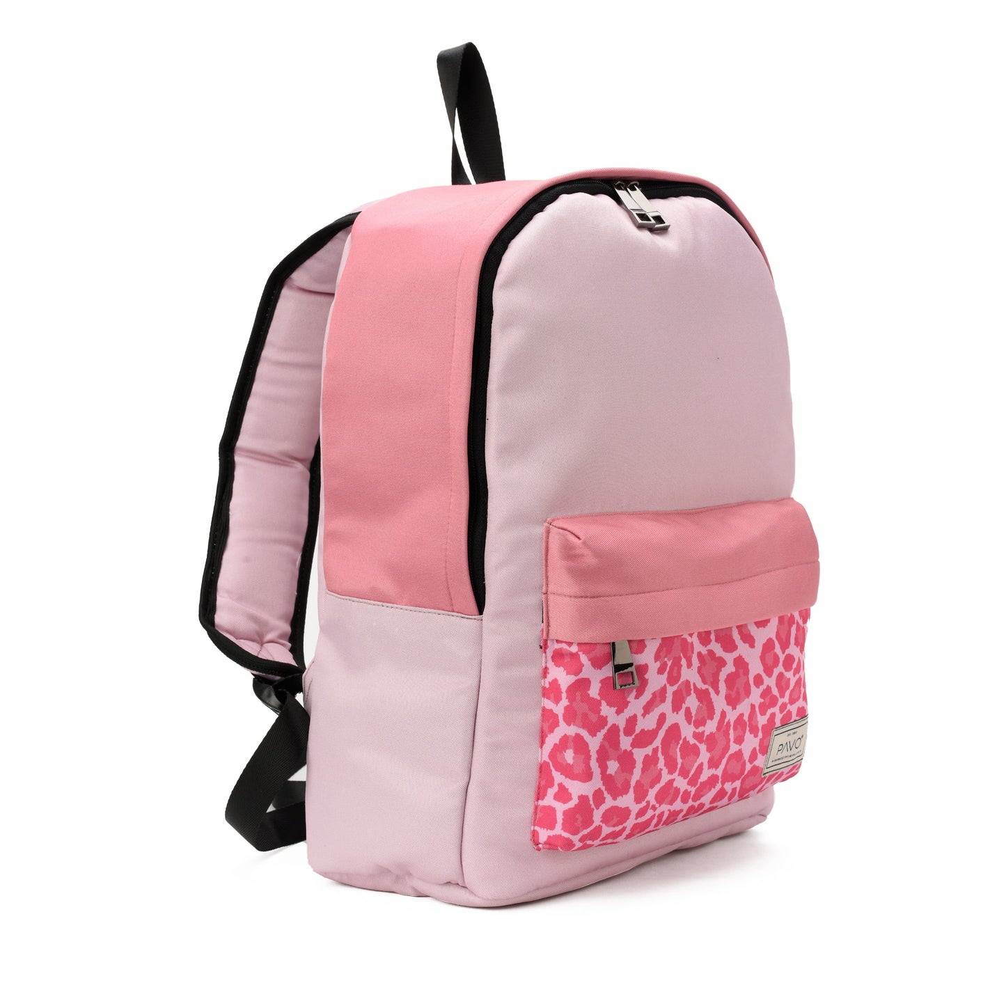 Laptop Backpack Leopard Pink