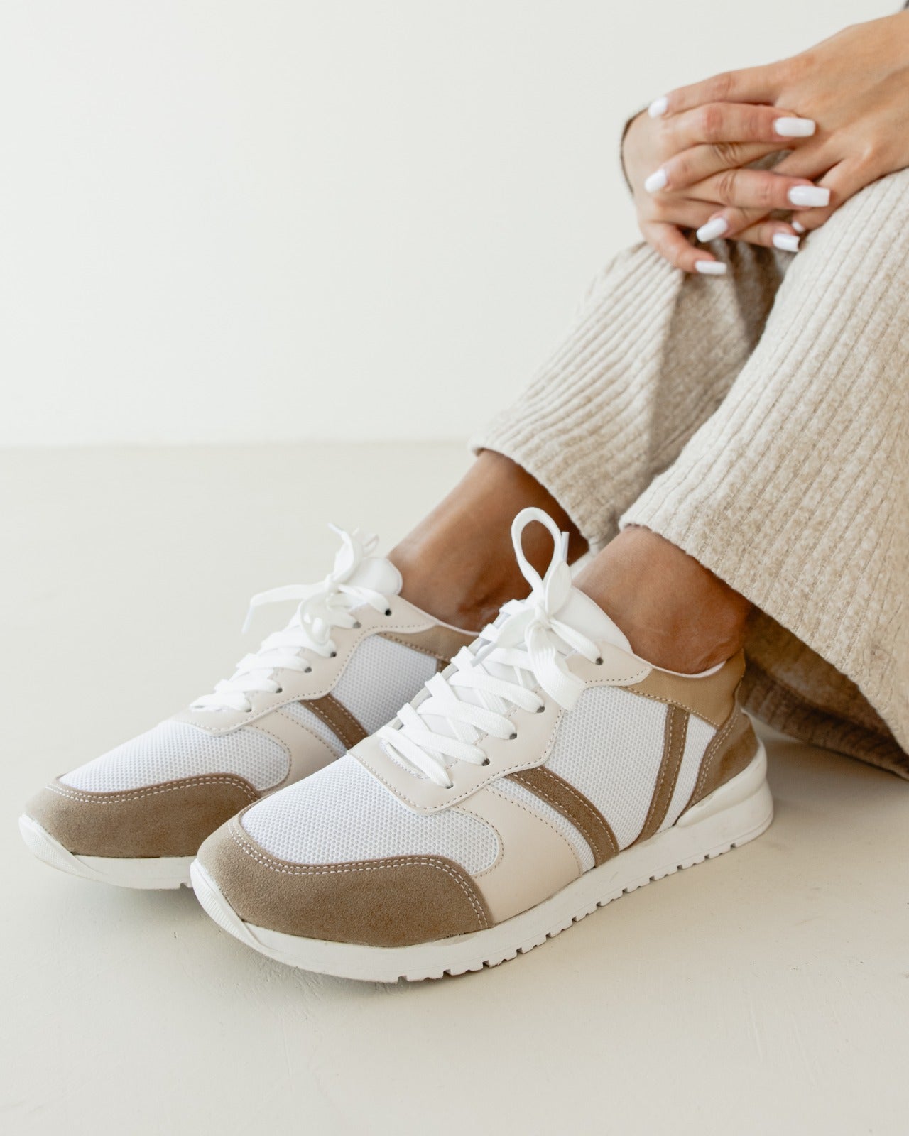 Beige Sneakers