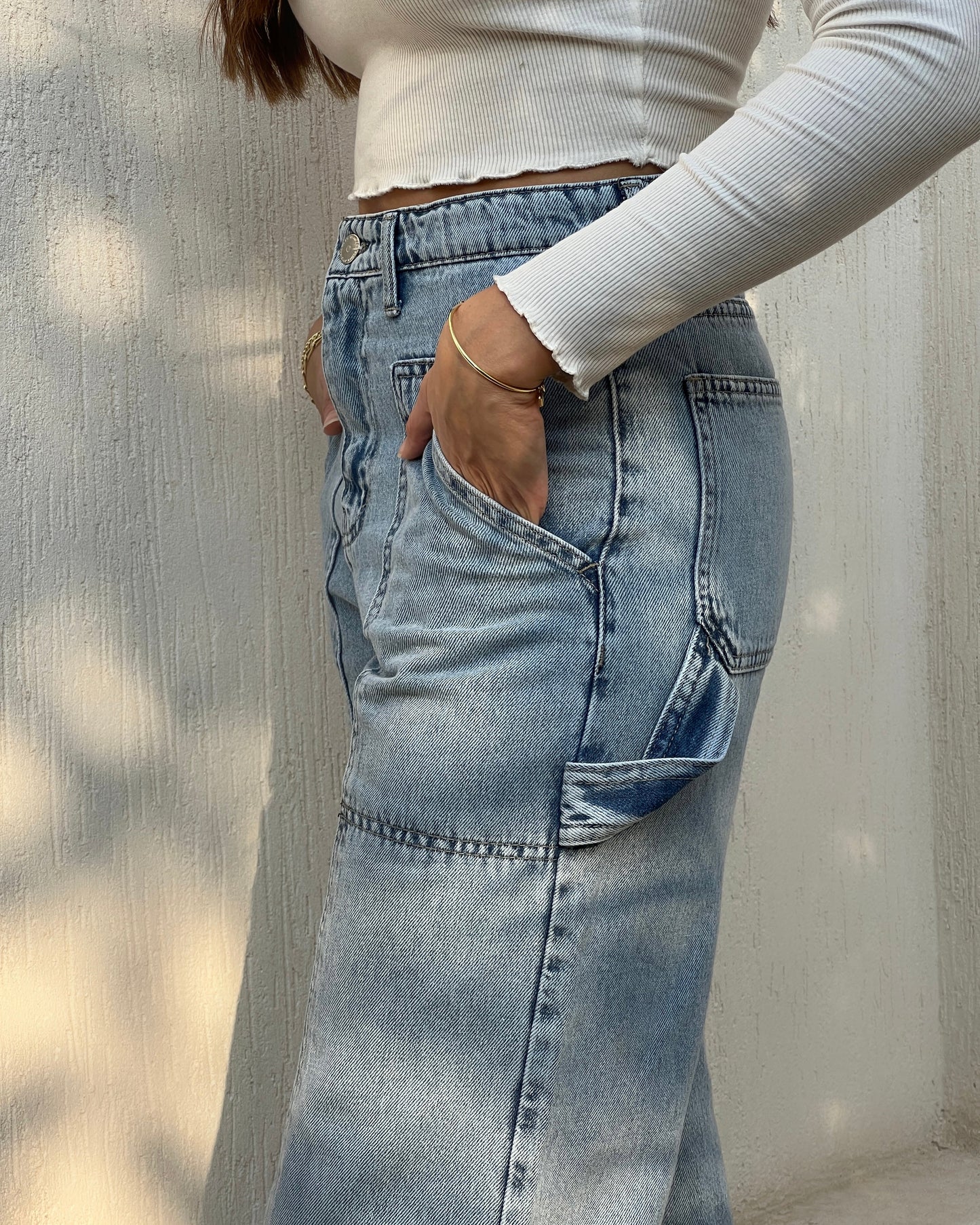 Light Blue Cargo jeans