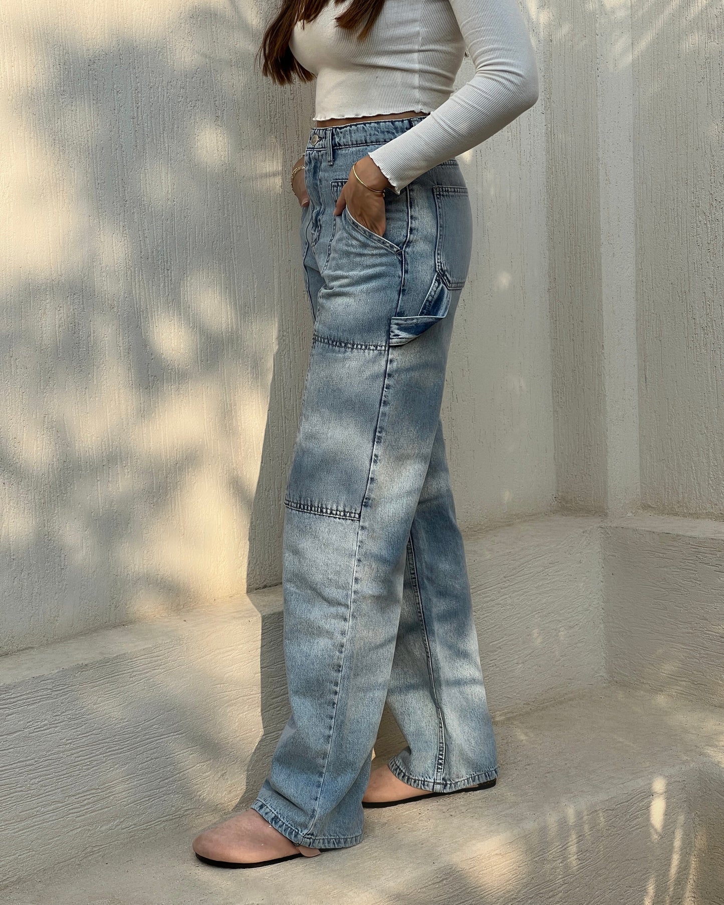 Light Blue Cargo jeans