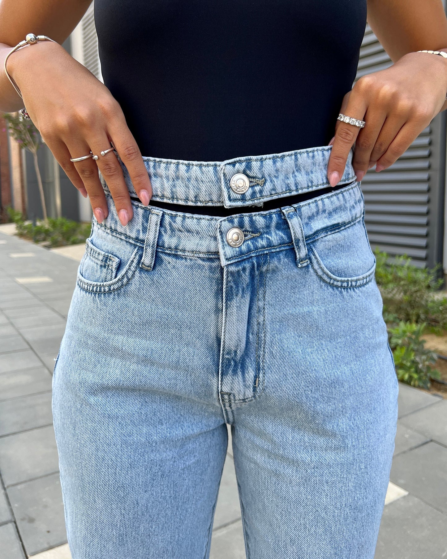 Double Waist Jeans