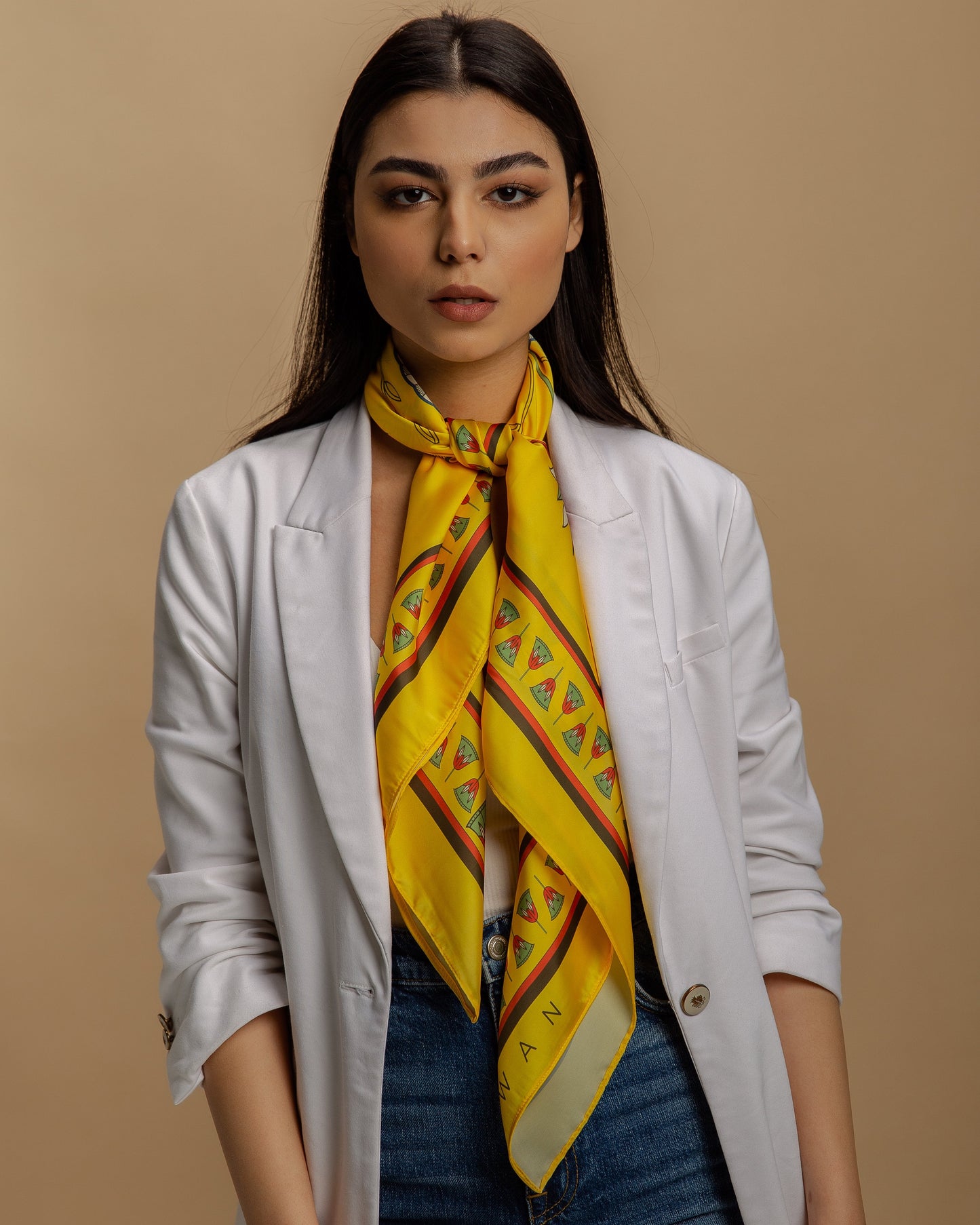 Scarf Heritage Yellow