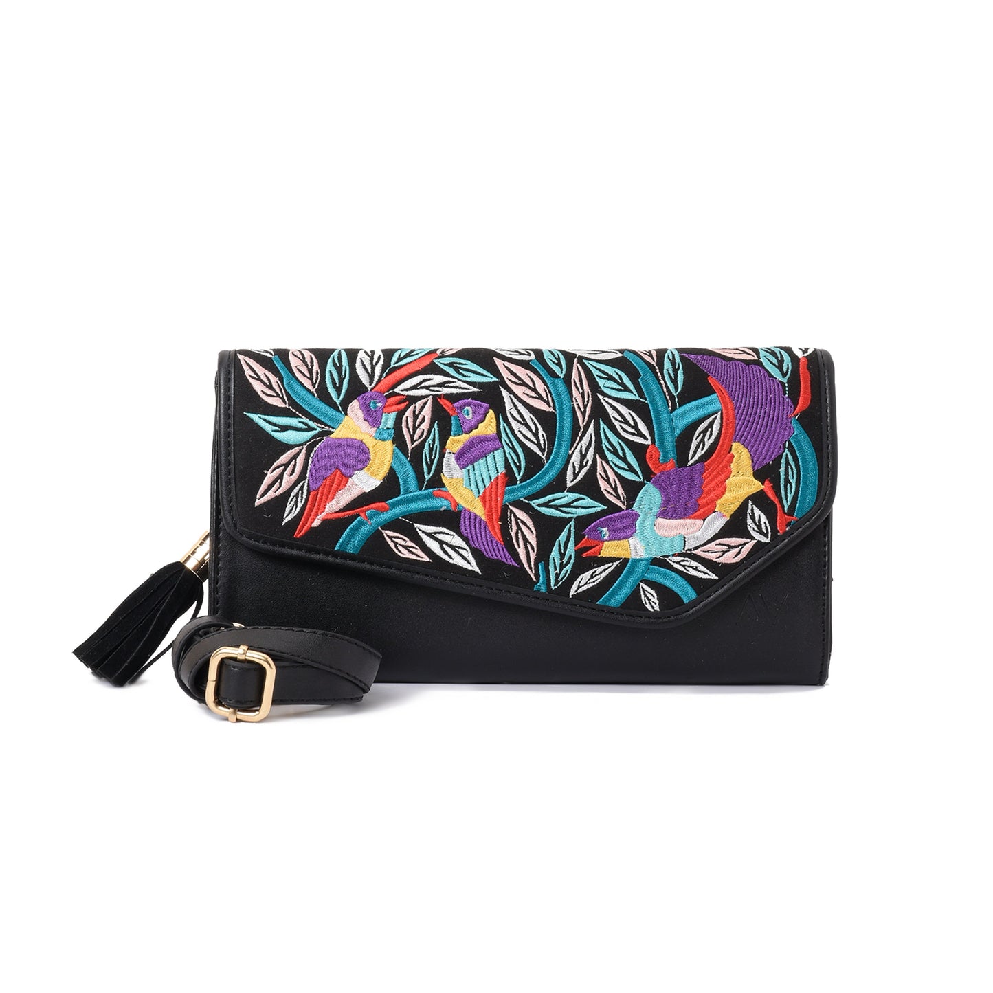 Egyptian Khaymia Black V clutch Bag - Code 730