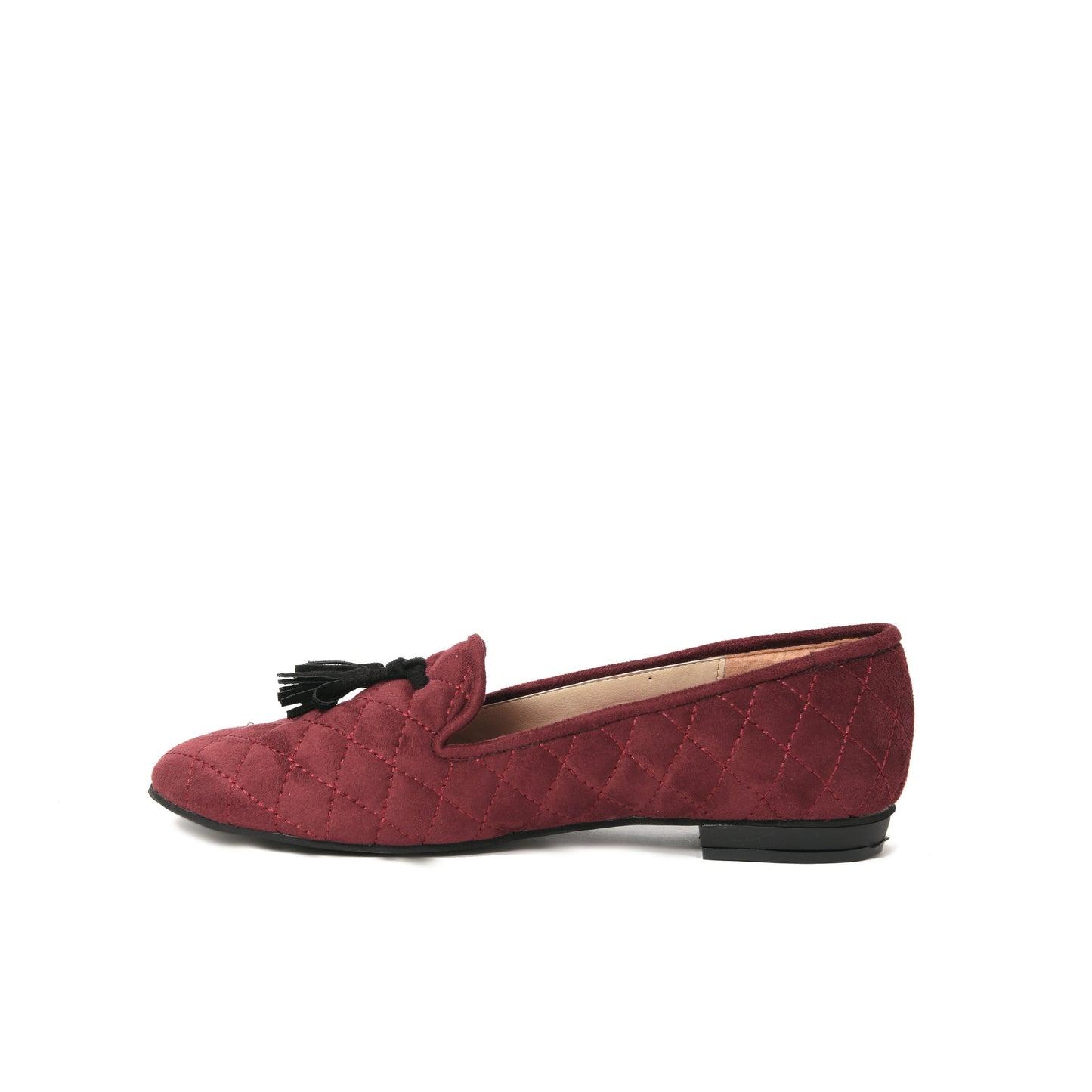 Burgundy Tassel Loafers -7000