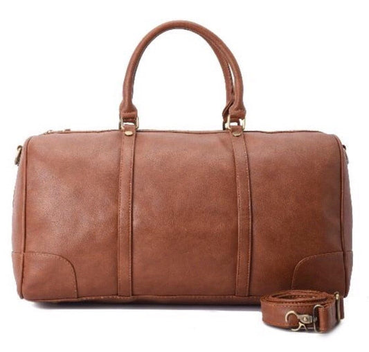 Duffle Bag Leather Brown