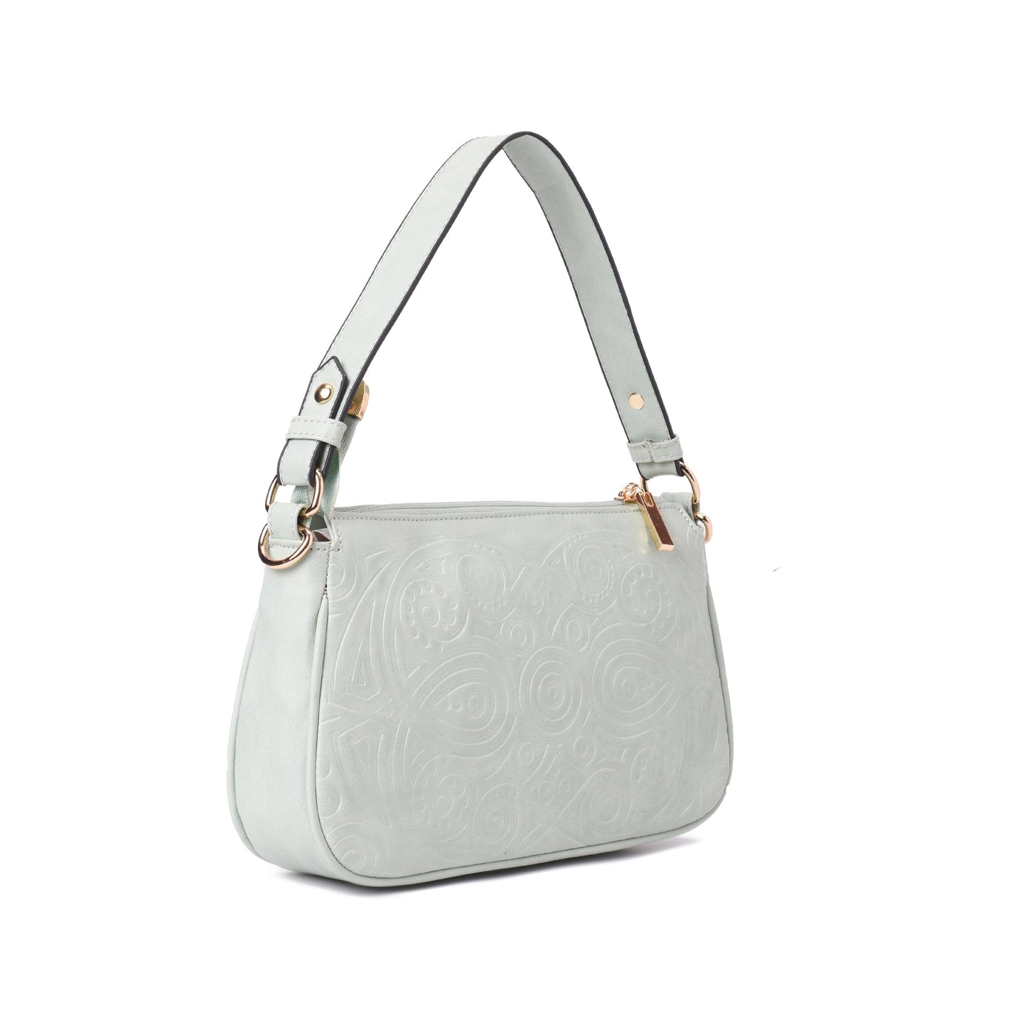 Engraved Mint Hobo Handbag - Code 934