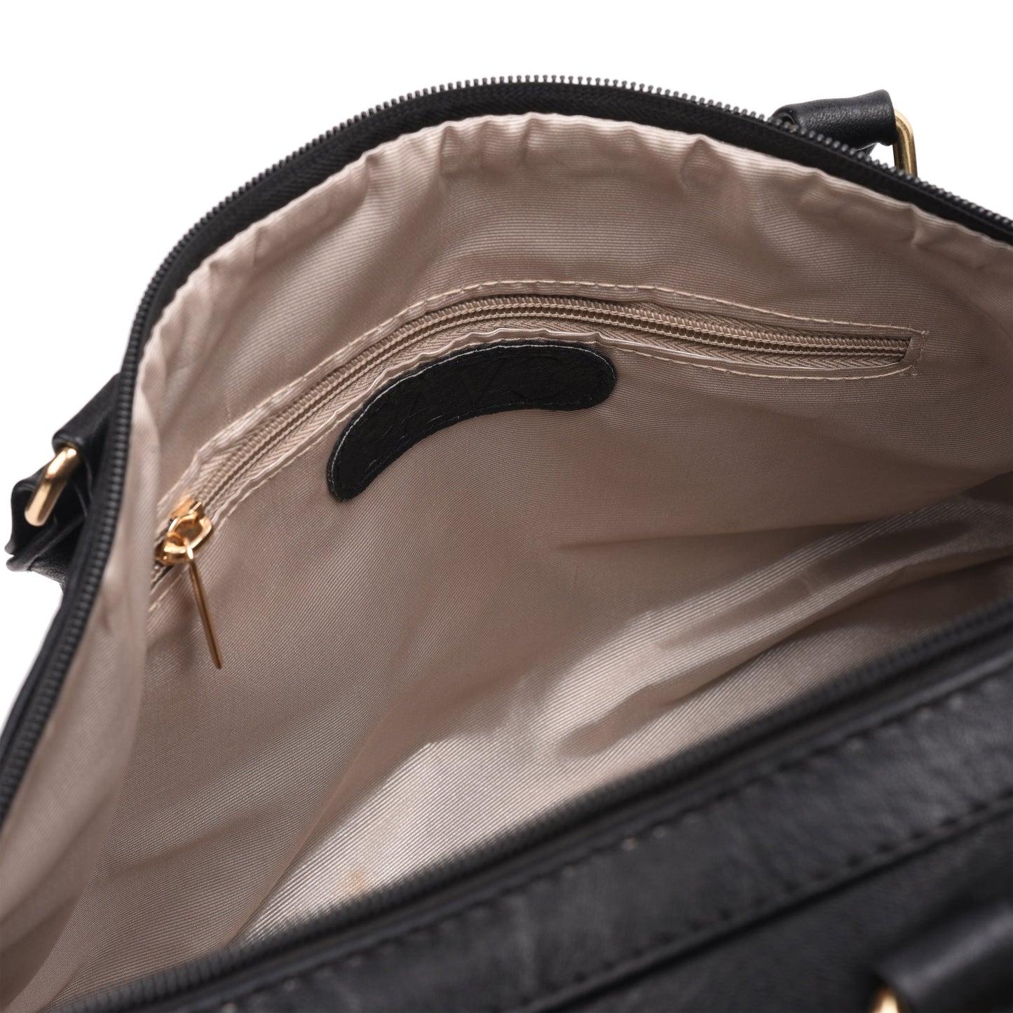 Duffle Bag Leather Black